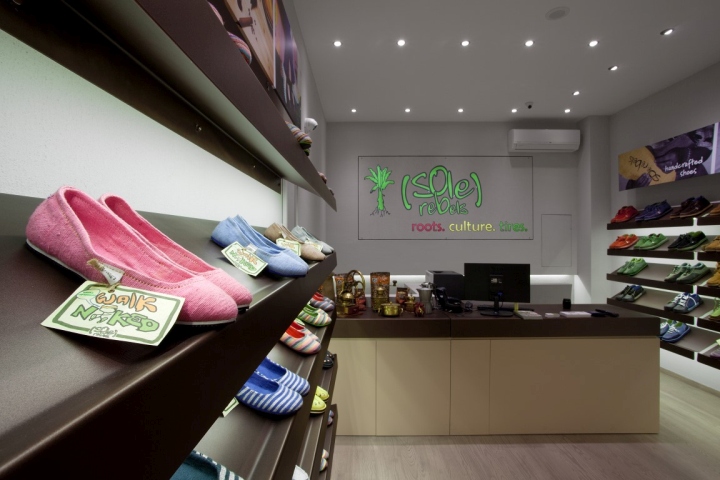 門(mén)店鞋架樣式及收銀臺