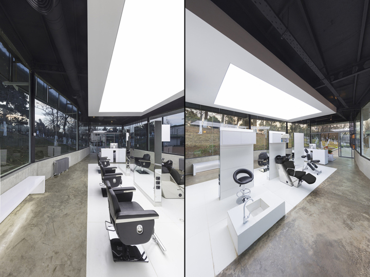 發(fā)廊操作臺效果圖片