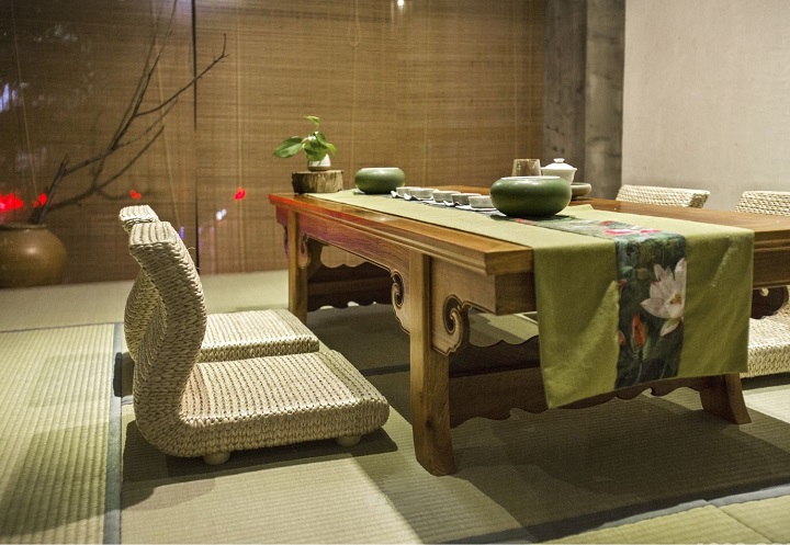 “席地而坐”式茶樓包廂設計圖