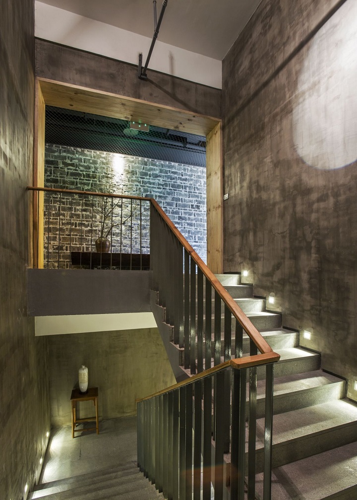 茶樓內樓梯間裝修效果圖